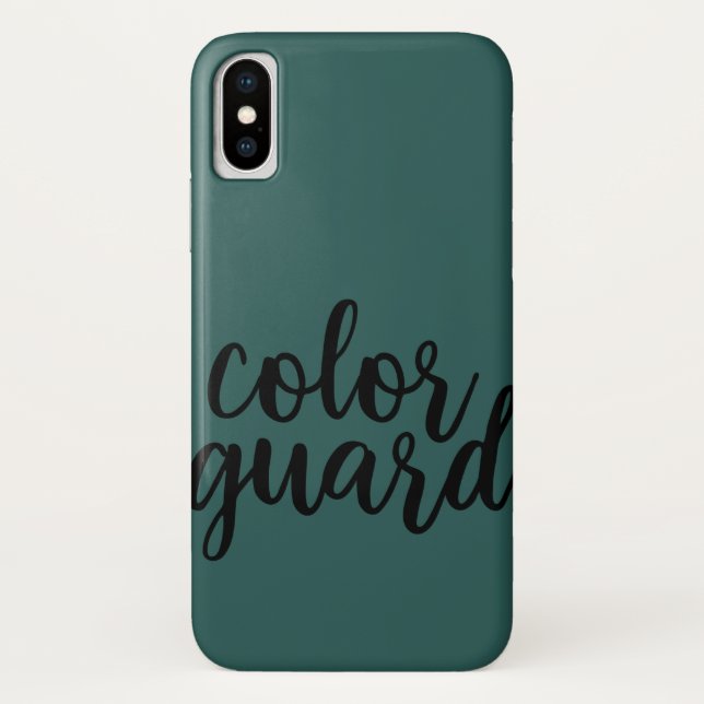 capas de iphone de Guarda de cores personalizável (Verso)