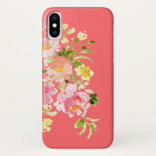 capas de iphone de hortas florais com cor aquátic