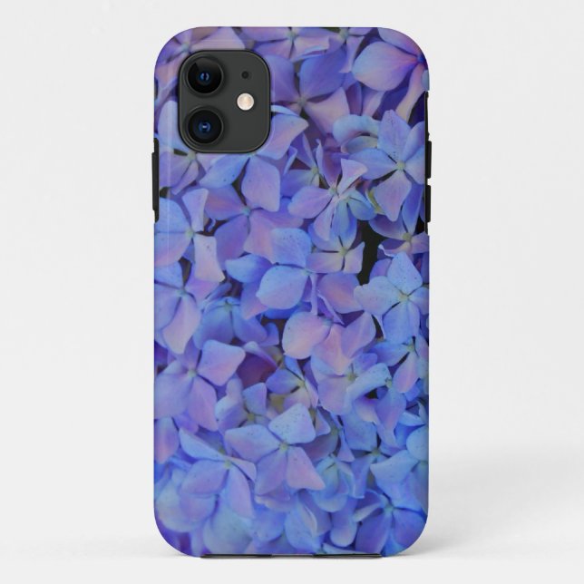 Capas de iphone de Hydrangea azul (Verso)
