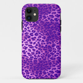 capas de iphone de Impressão de Leopardo Roxo