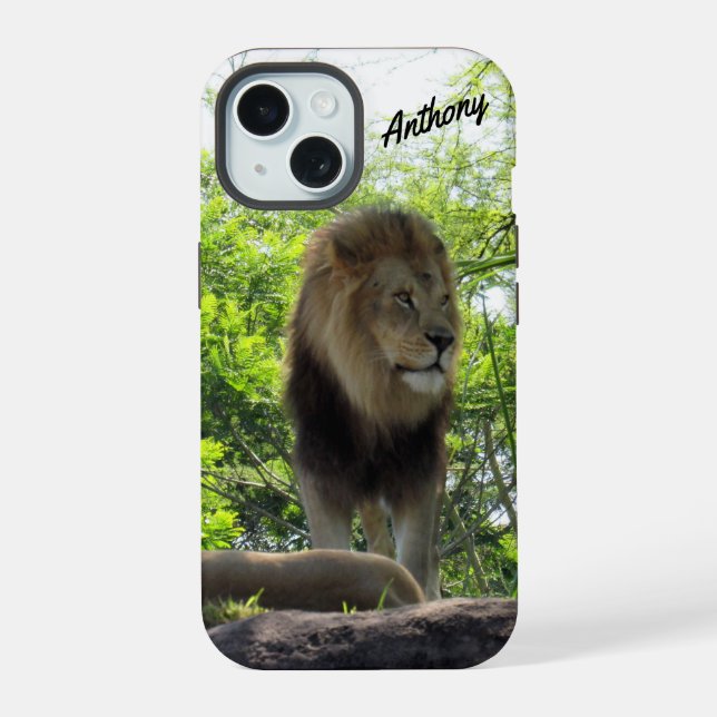 Capas de iphone de Leão Majestoso (Verso)