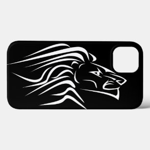 Capas de iphone de Leão Preto ou Escolher Cor