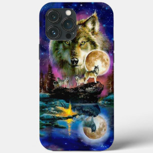 Capas de iphone de Lobos e Lua