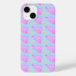 Capas de iphone de Maçã Rosa e Azul