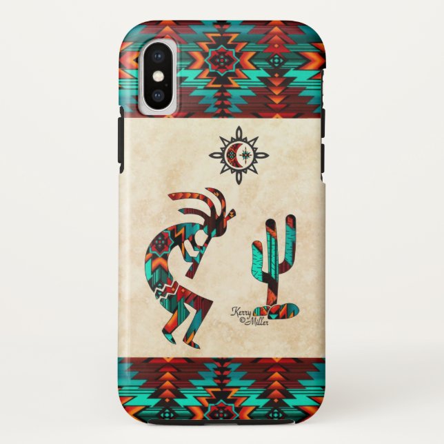 Capas de iphone de Maiúsculas- de Kokopelli no Sud (Verso)