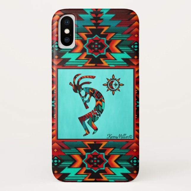 Capas de iphone de Maiúsculas- de Kokopelli no Sud (Verso)