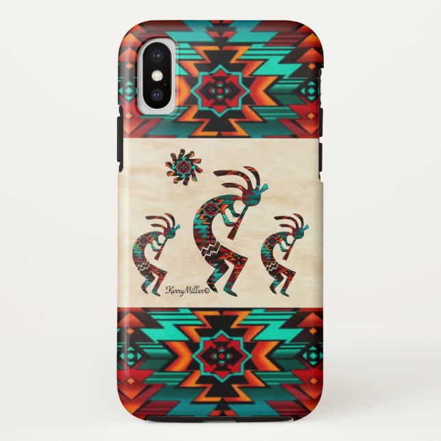 Capas de iphone de Maiúsculas- de Kokopelli no Sud (Verso)