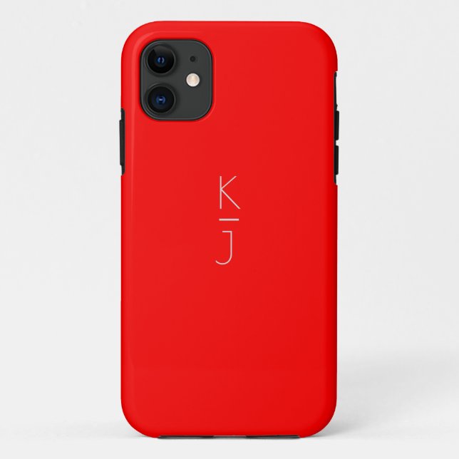 capas de iphone de Maiúsculas/Minúsculas do Monogr (Verso)