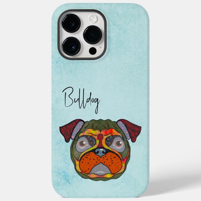Capas de iphone De Mala De Mato De Bulldog Feia (Verso)