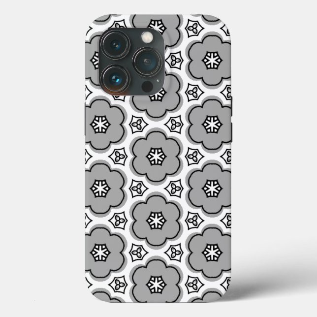 Capas de iphone De Maleta De Padrão Floral (Verso)