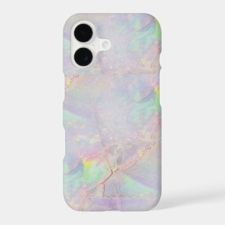Capas de iphone de mármore iridescentes da pedra