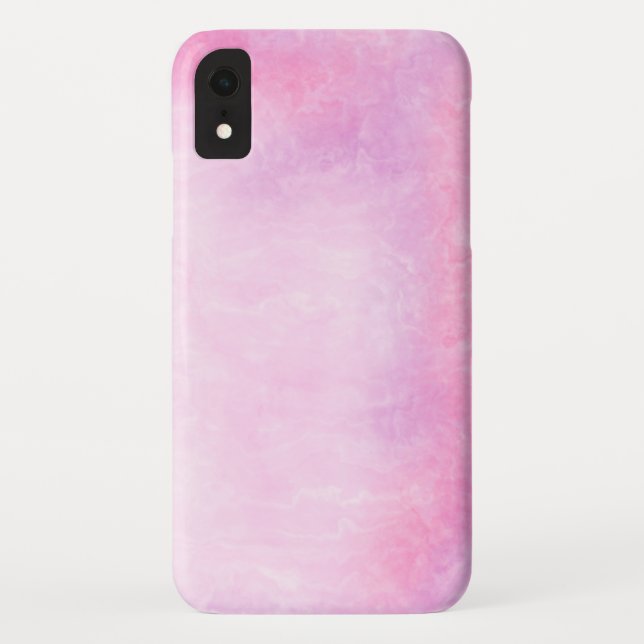Capas de iphone de mármore rosa Bonito elegante (Verso)