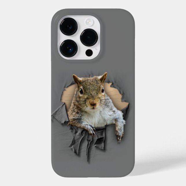 Capas de iphone de matiz de esquilo de camisa esta (Verso)