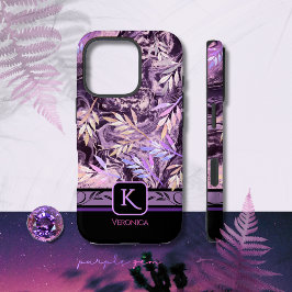 Capas de iphone de Monograma de Trendência de Pedr