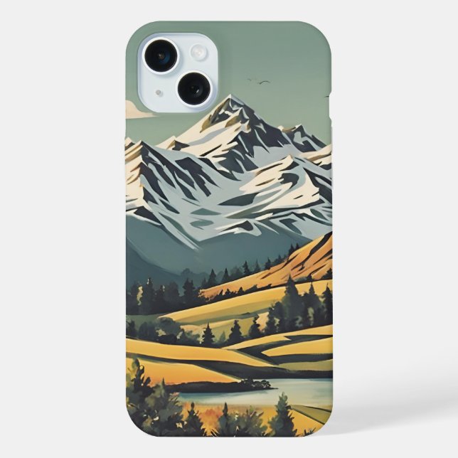 Capas de iphone de montanha (Verso)