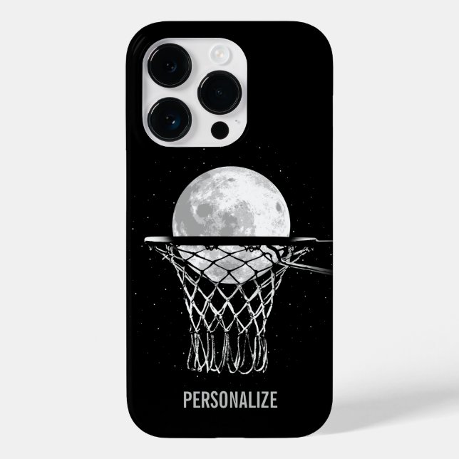 Capas de iphone de Moon de Basquete (Verso)