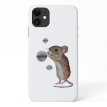 Capas de iphone de Mouse e Bolhas