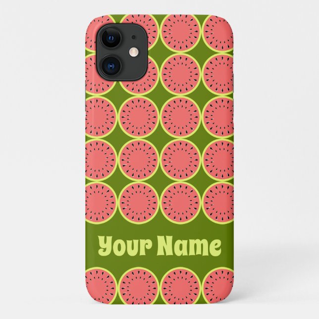Capas de iphone de múltiplos nomes rosa com melanc (Verso)