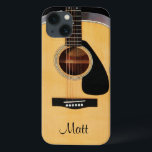 Capas de iphone de Música Acústica Personalizada<br><div class="desc">Caso Personalizado De Música Acústica Do Violão Samsung Galaxy. Preencha o seu nome no prompt para personalizar e personalizar de qualquer maneira que desejar. Um presente de excelente para seu guitarrista,  músico ou amante de música favorito.</div>
