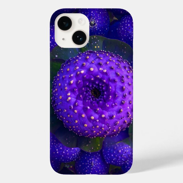 Capas de iphone de Natureza Roxo-Vibrante Espetada (Verso)