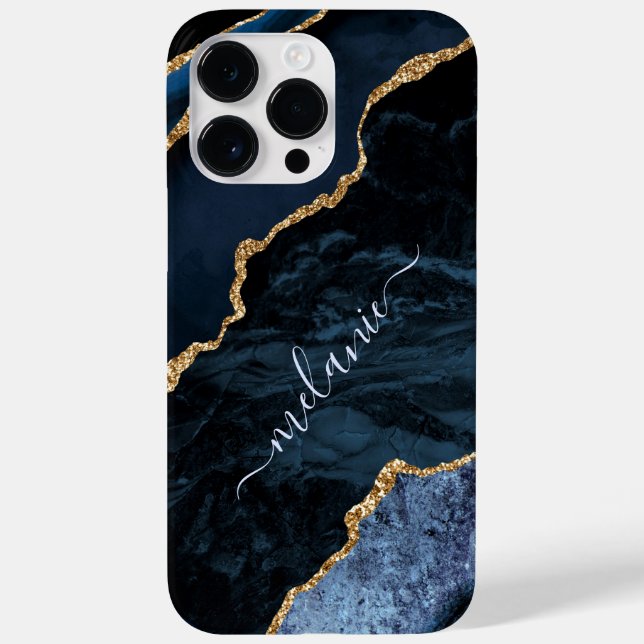 capas de iphone de Nome Personalizado da Glitter D (Verso)