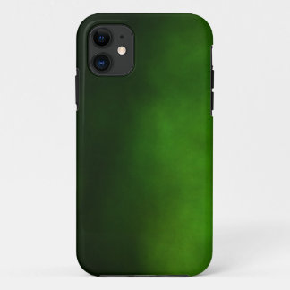 Capas de iphone de Ombre do verde esmeralda