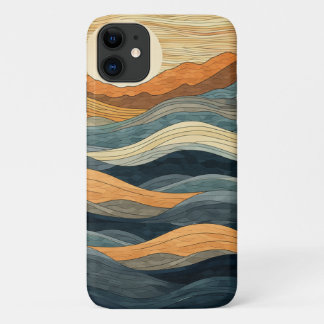Capas de iphone de Ondas Elegante