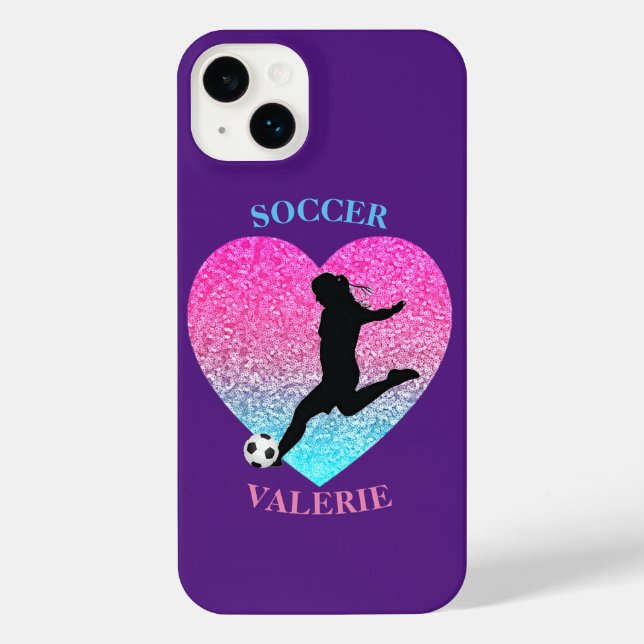 Capas de iphone de OtterBox Roxo para Meninas de F (Verso)