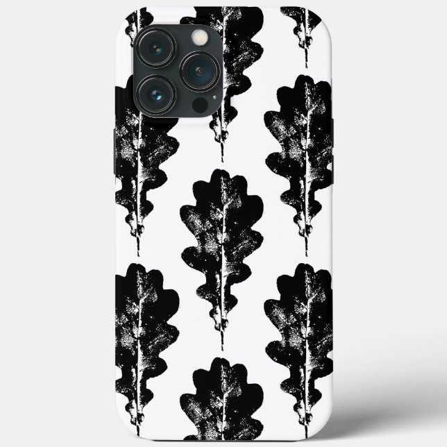 Capas de iphone de padrão de Impressão de folha de (Verso)
