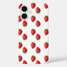 Capas de iphone de Padrão de Morango