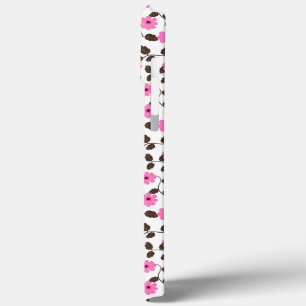 Capas de iphone de Padrão de Vinha Floral Rosa Ele