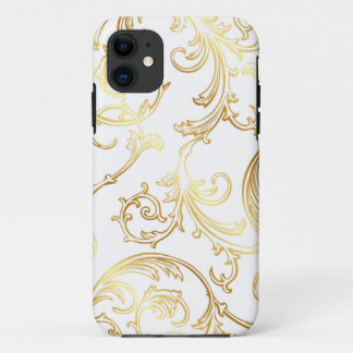 Capas de iphone de padrão Dourado elegante