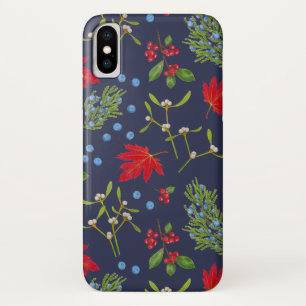 capas de iphone de padrões das plantas de outono