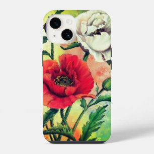 Capas de iphone de papagaios brancos vermelhos
