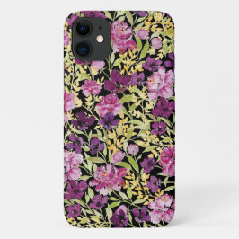 Capas de iphone de papoila púrpura floral de flor 