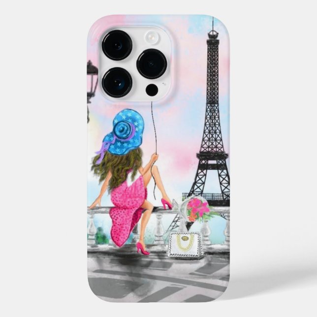 Capas de iphone de Paris com Eiffel Rower (Verso)