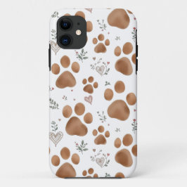 Capas de iphone de patas para cães