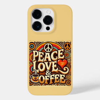 Capas de iphone de Paz, Amor e Café