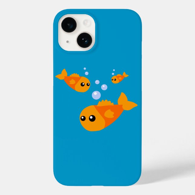 Capas de iphone de Peixe Goldfish (Verso)