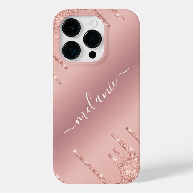 Capas de iphone de Rosa de de Nome Personalizado - (Verso)