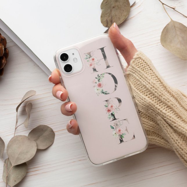 Capas de iphone de Rosas de Aquarela Esperança (Hope Watercolor Roses iPhone case)
