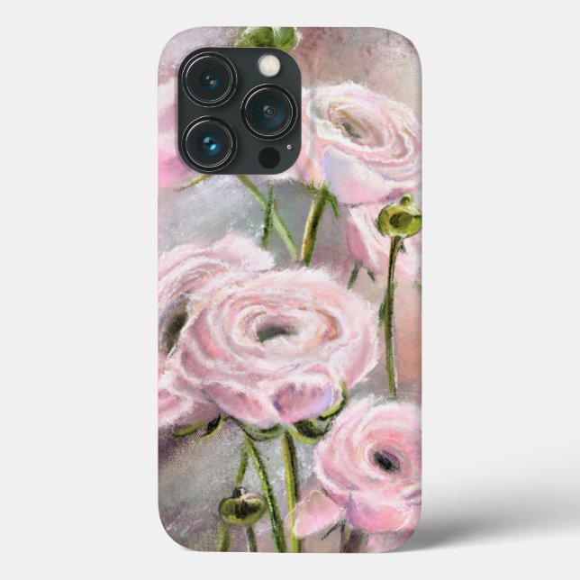 Capas de iphone de Rosas Rosa (Verso)