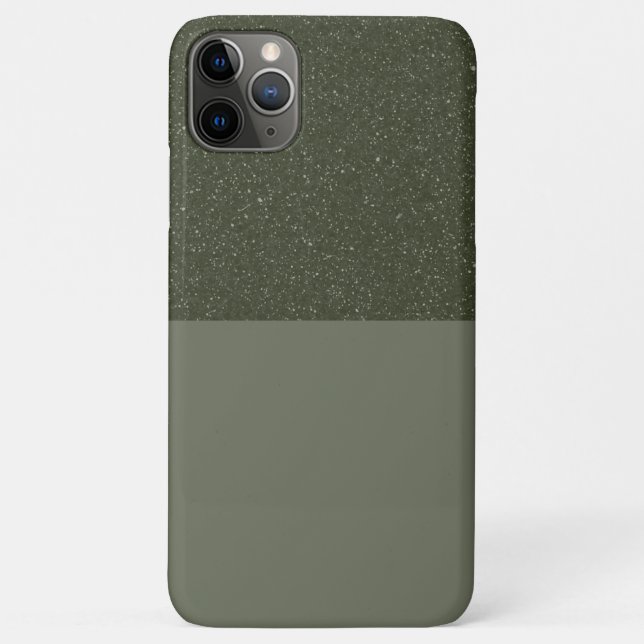 Capas de iphone de ruído verde do Moss personalizá (Verso)