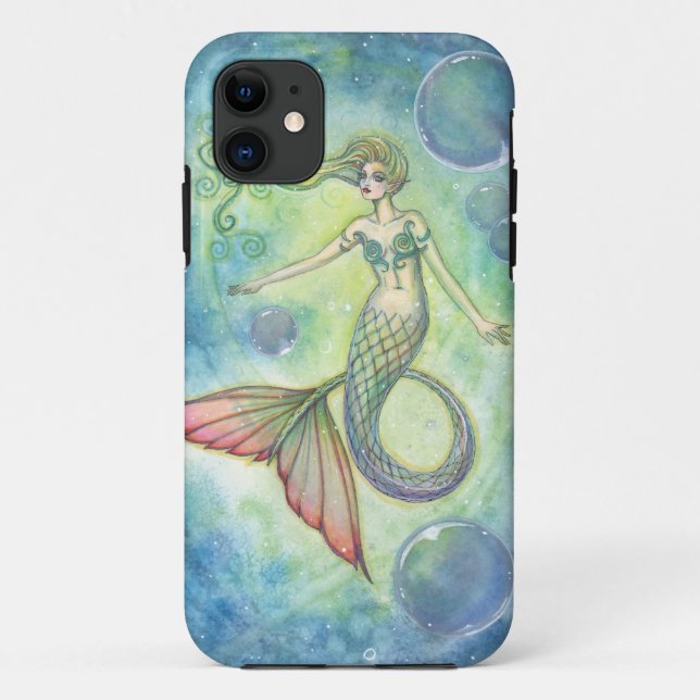Capas de iphone de Sereia da Galáxia do Mar Profun (Verso)