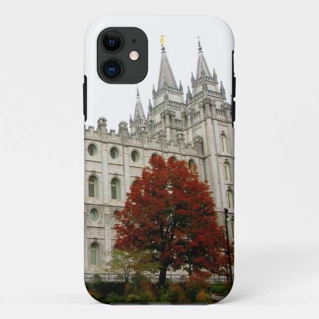 Capas de iphone de templo LDS SLC (Verso)