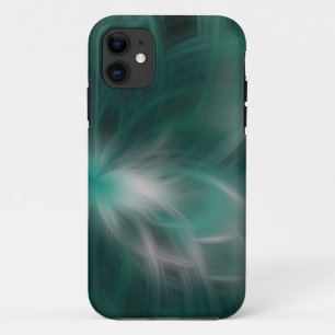 capas de iphone de textura verde e de flor branca