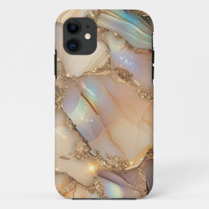 Capas de iphone de Tinta de Álcool com Glitter beg