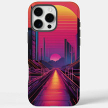 Capas de iphone de Vaporwave na Cidade do Sol