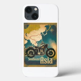 Capas de iphone de Vintage nas rotas motoras do su