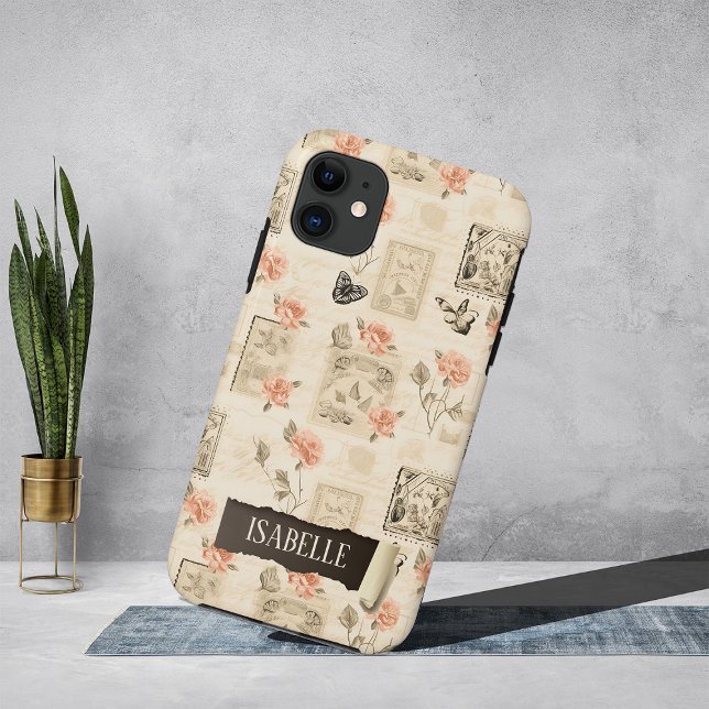 Capas de iphone de Wallpaper Vintage Personalizado (Criador carregado)